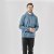 Men's Stockton Fleece Pullover Hoody, retro blue
