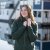 Women's Antares Performance Hoody, cypress/chive