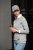 Woman luxury lightweight crewneck, grey melange