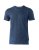 Soft round neck t-shirt, navy melange