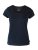 Woman soft round neck t-shirt, navy