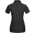 Womens Stretch Pique Shirt, black/grey