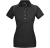 Womens Stretch Pique Shirt, black/grey