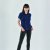 Women's Monterey S/S Piped Polo, navy/granite