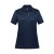 Women's Monterey S/S Piped Polo, navy/granite