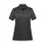 Women's Monterey S/S Piped Polo, granite/black