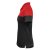 Women's Monterey Two-Tone S/S Polo, black/red