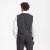 Traveller mens waistcoat modern fit, dark grey