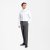 Traveller mens trouser regular fit, dark grey