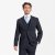 Traveller mens blazer regular fit, dark navy