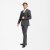 Traveller mens blazer modern fit, dark grey