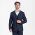 Traveller mens blazer modern fit, dark blue