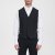 Traveller mens waistcoat modern fit, charcoal