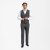 Traveller mens waistcoat modern fit, dark grey
