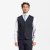 Traveller mens waistcoat regular fit, dark navy