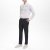 Traveller mens trouser fitted, dark navy