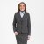 Traveller womens blazer modern fit, dark grey
