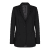 Traveller womens blazer long modern fit, black