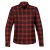 Women's Logan Snap Front Shirt, red/black