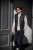 Versatile down gilet, black