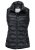 Woman versatile down gilet, black