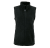 Womens light Fleece vest, black