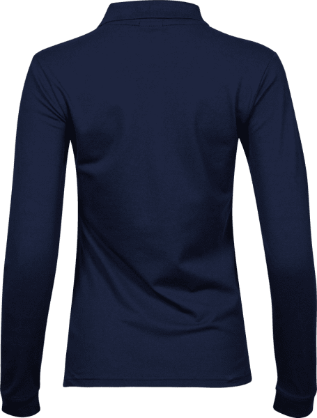 Zoom bild av Women's Luxury Stretch Long Sleeve Polo Navy