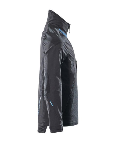 Zoom bild av Stretchjacka, svart/mörk petrolium