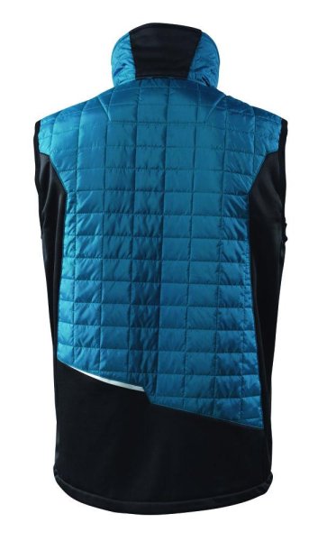 Zoom bild av Termoväst, mörk petrolium/svart