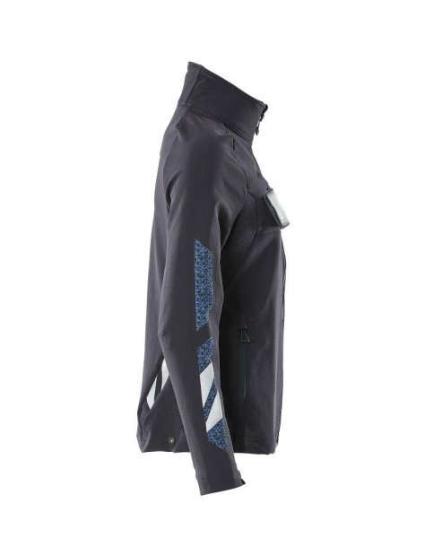 Zoom bild av Dam skaljacka, mörk marin