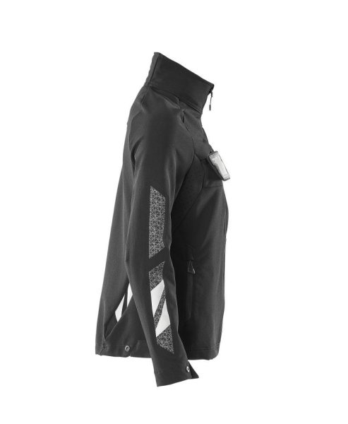 Zoom bild av Dam skaljacka, svart