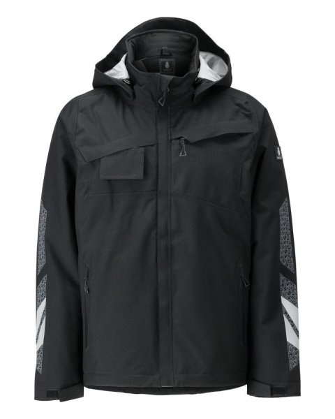 Zoom bild av Dam vinterjacka, mörk antracite/svart