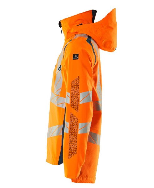 Zoom bild av Skaljacka, orange/petrolium