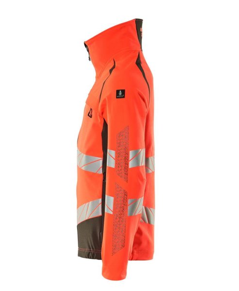 Zoom bild av Stretchjacka, röd/mörk antracite