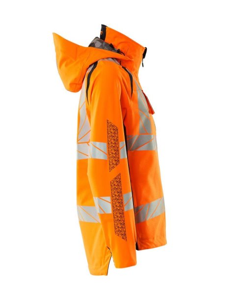 Zoom bild av Dam skaljacka, orange/mörk marin