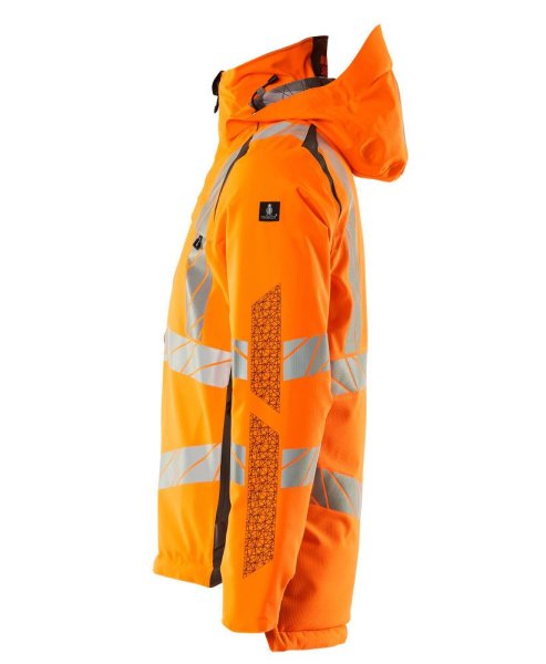 Zoom bild av Vinterjacka, orange/mörk antracite