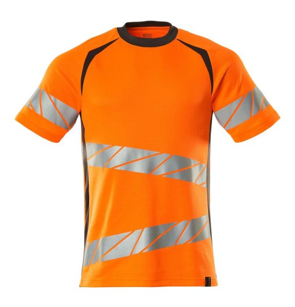 Zoom bild av Kortärmad t-shirt, orange/mörk antracite
