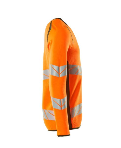 Zoom bild av Sweatshirt, orange/mossgrön