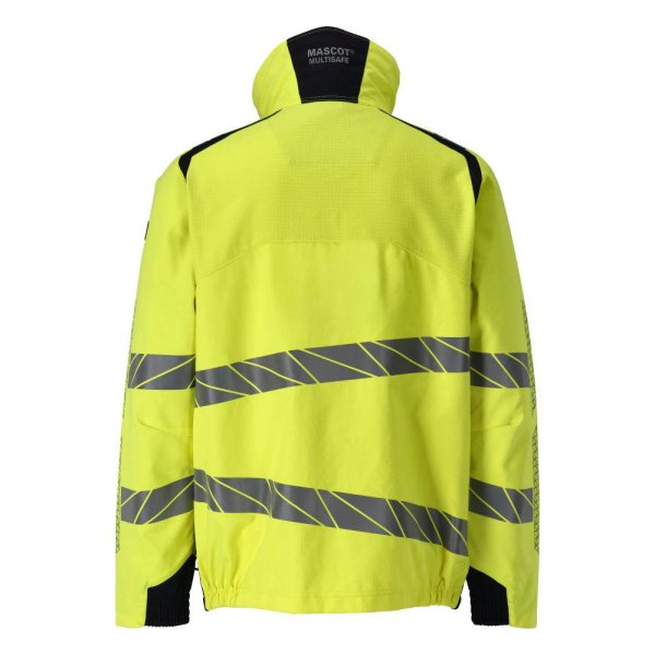 Zoom bild av Dam jacka, gul/mörk marin