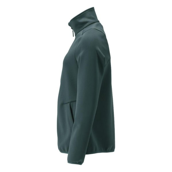 Zoom bild av Fleecetröja med blixtlås Dam | Skogsgrön