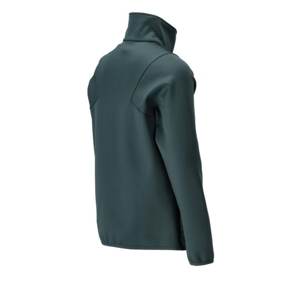 Zoom bild av Fleecetröja med blixtlås Herr | Skogsgrön