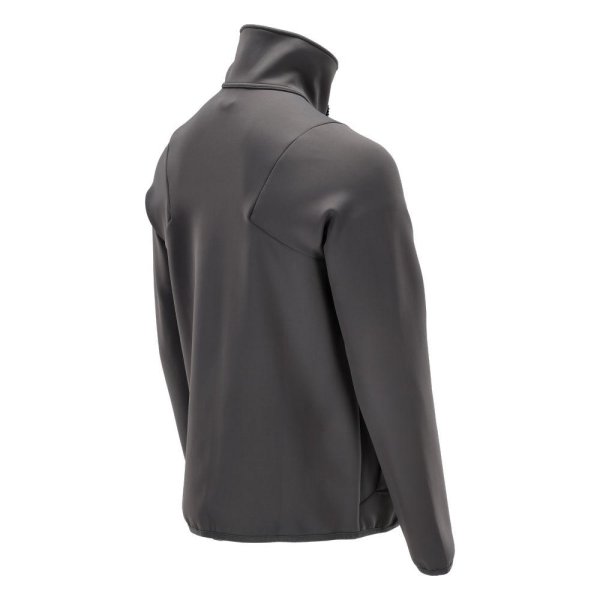 Zoom bild av Fleecetröja med blixtlås Herr | Stengrå