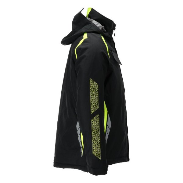 Zoom bild av Vinterjacka, svart/gul