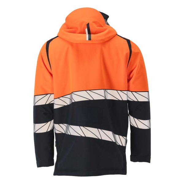 Zoom bild av Vinterjacka, svart/orange