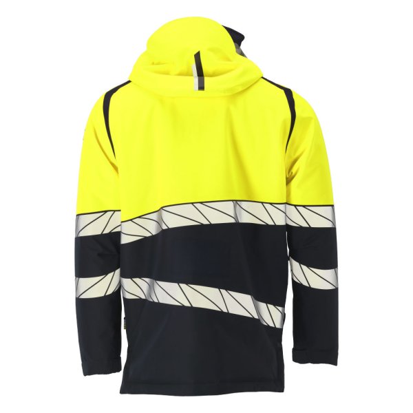 Zoom bild av Vinterjacka, marin/gul