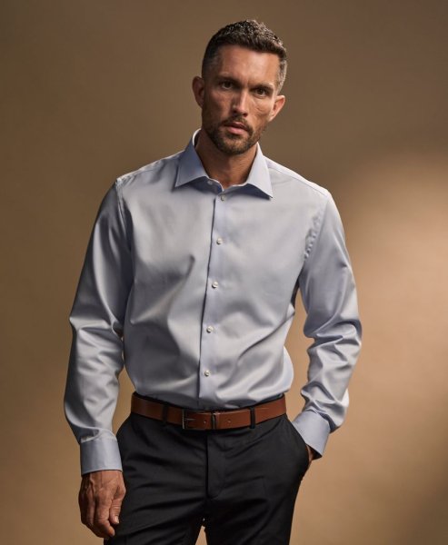 Zoom bild av Luxury Shirt Comfort Fit Light Blue