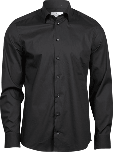 Zoom bild av Stretch Luxury Shirt Black