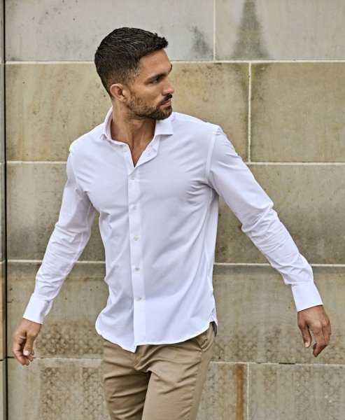 Zoom bild av Active Stretch Shirt White