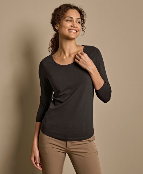 Zoom bild av Women's Stretch 3/4 Sleeve Tee Black