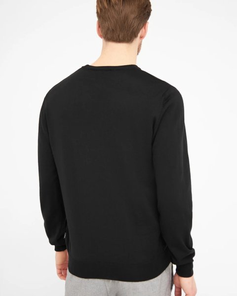 Zoom bild av Milan mens pullover round-neck, black